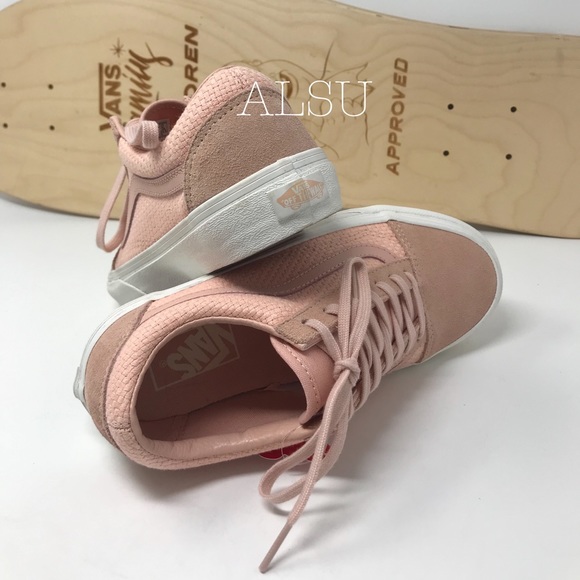 NWT VANS Old Skool Peach 🍑 White W AUTHENTIC - Picture 5 of 8